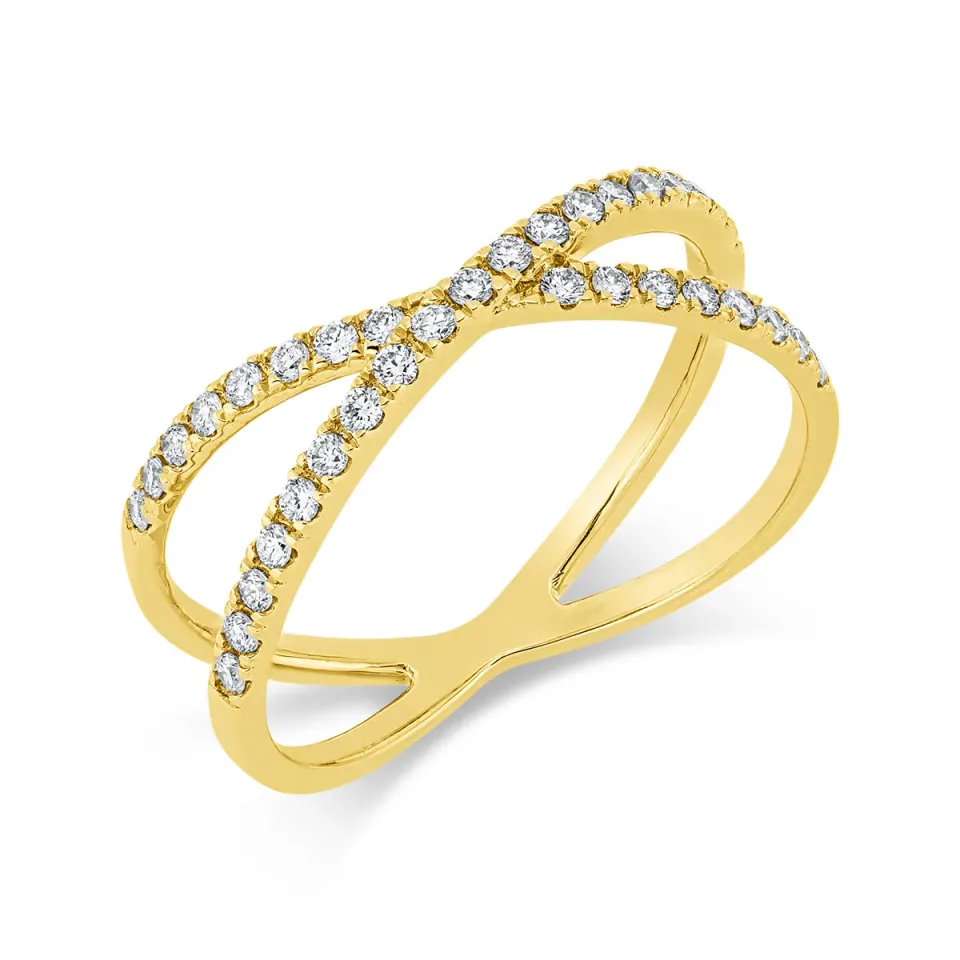 Hans Lorenz Criss Cross Ring