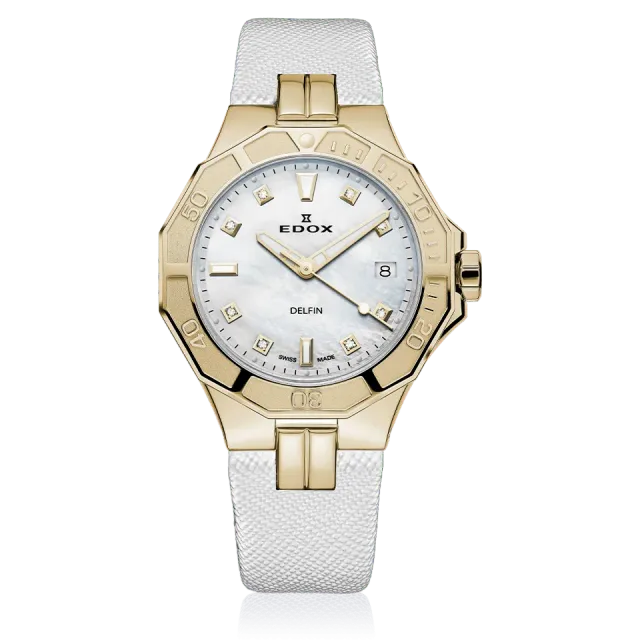 Edox Delfin The Original Delfin Diver Date Lady Uhr