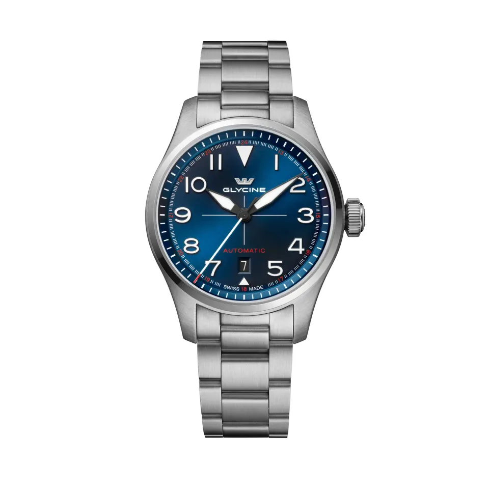 Glycine Airpilot GL0509 Automatikuhr 41 mm blau