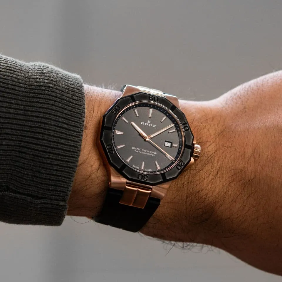 Edox Delfin The Original Date Uhr