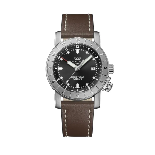Glycine Airman Double Twelve GL0552 Herrenuhr 42 mm Automatik