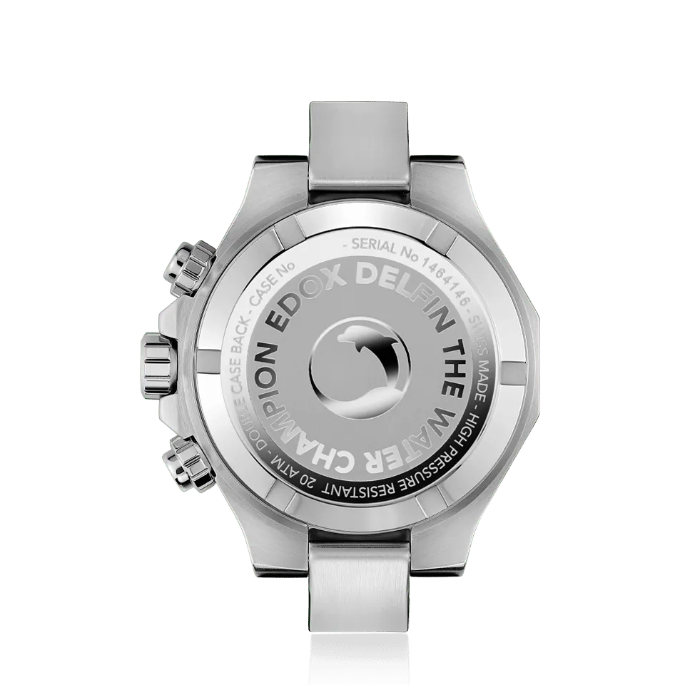 Edox Delfin Chronograph Armbanduhr
