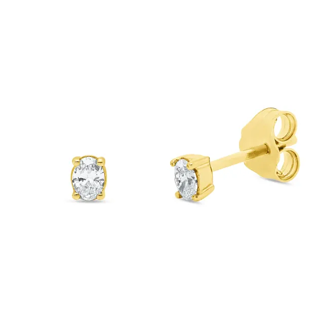 Hans Lorenz Solitaire Ohrstecker