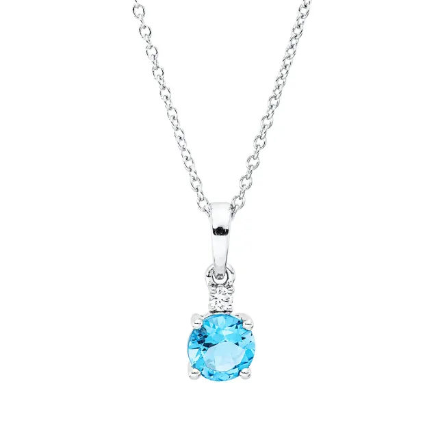 Hans Lorenz Farbstein Fashion Collier mit Farbstein