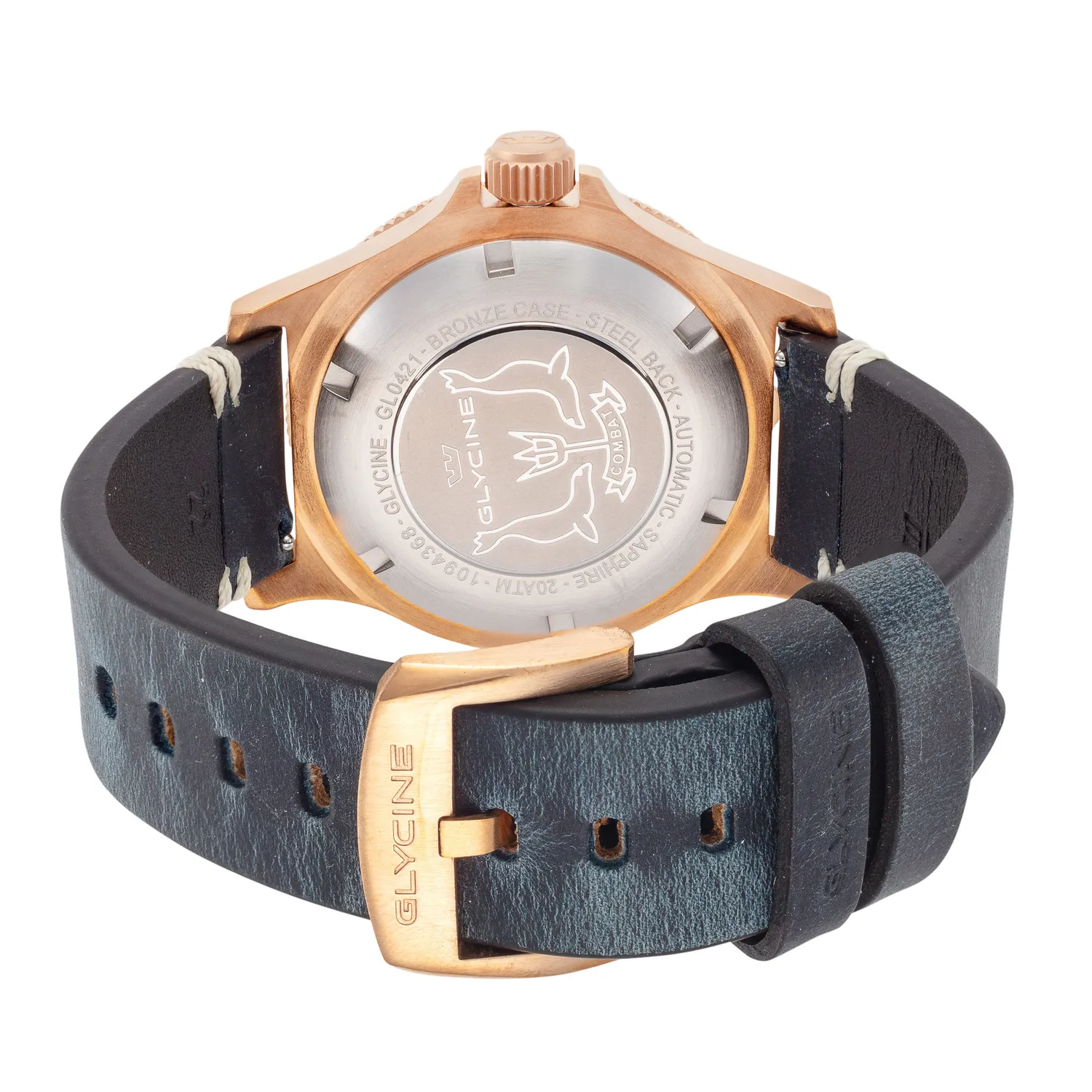 Glycine Combat Sub Vintage GL0421 Herrenuhr Bronze 42mm