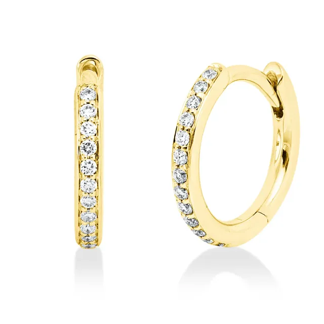Hans Lorenz Modern Woman Creolen 0,10 ct