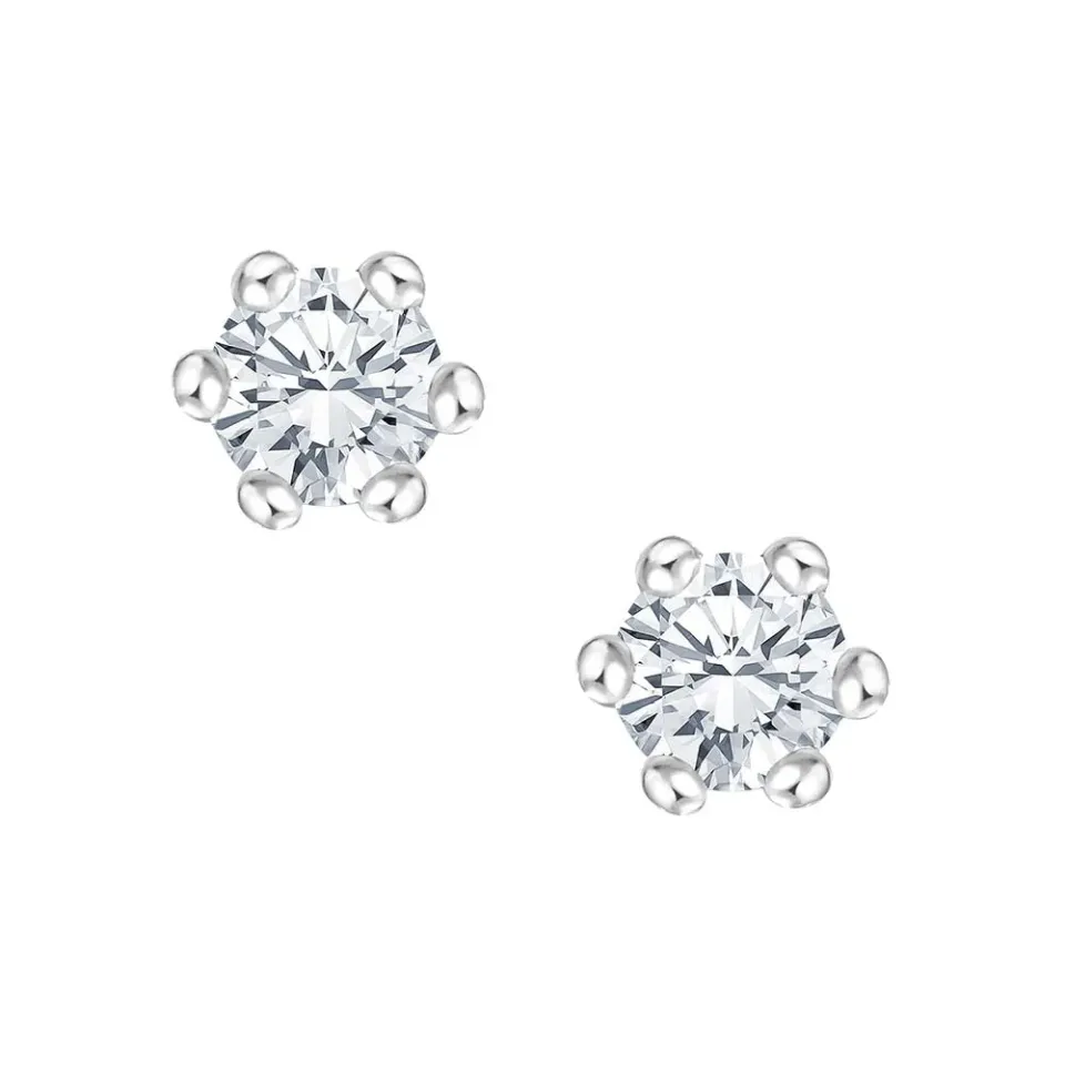 Krebber Essentials Diamant Ohrstecker Weißgold 0,08 ct Brillant
