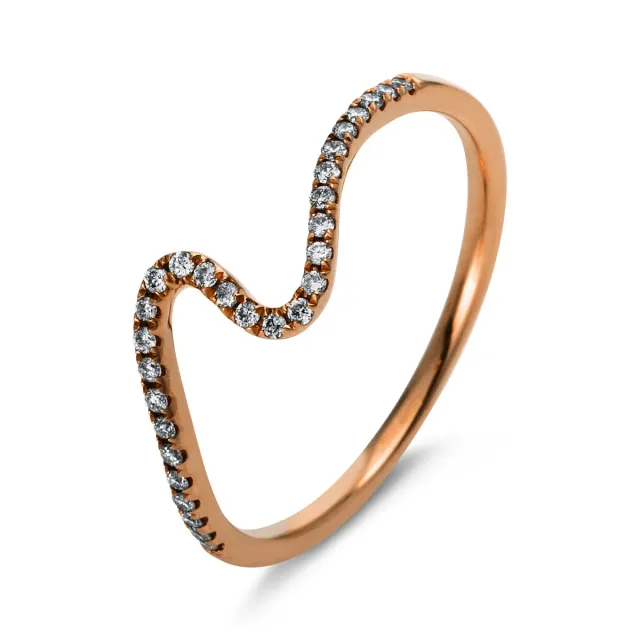 Hans Lorenz Modern Woman Ring mit Brillanten