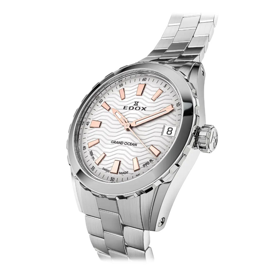 Edox Delfin The Original Date Damenuhr