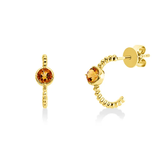 Hans Lorenz Farbstein Fashion Ohrschmuck mit Farbstein