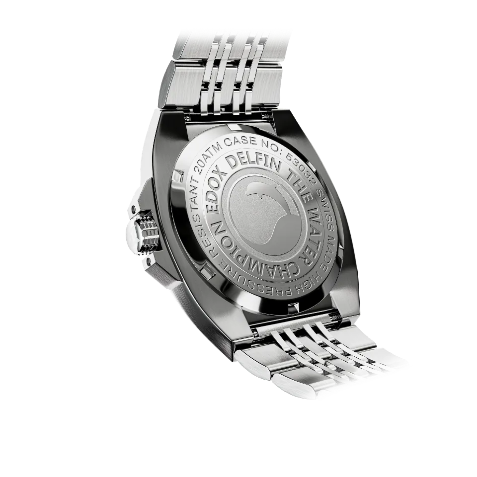 Edox Delfin 1973 Date Uhr