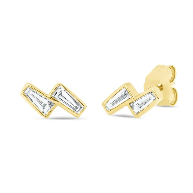 Hans Lorenz Baguette Ohrstecker