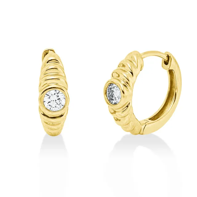 Hans Lorenz Solitaire Creolen