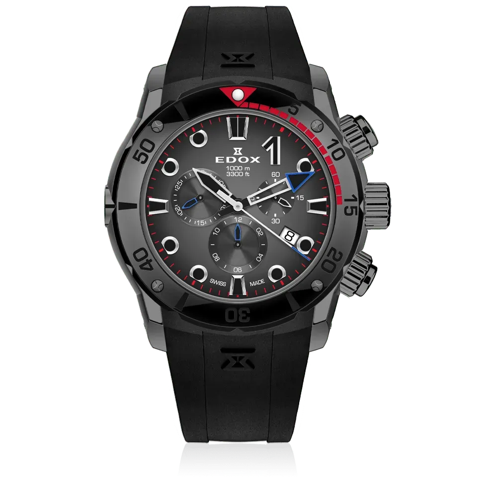 Edox Delfin The Original Chronograph Armbanduhr