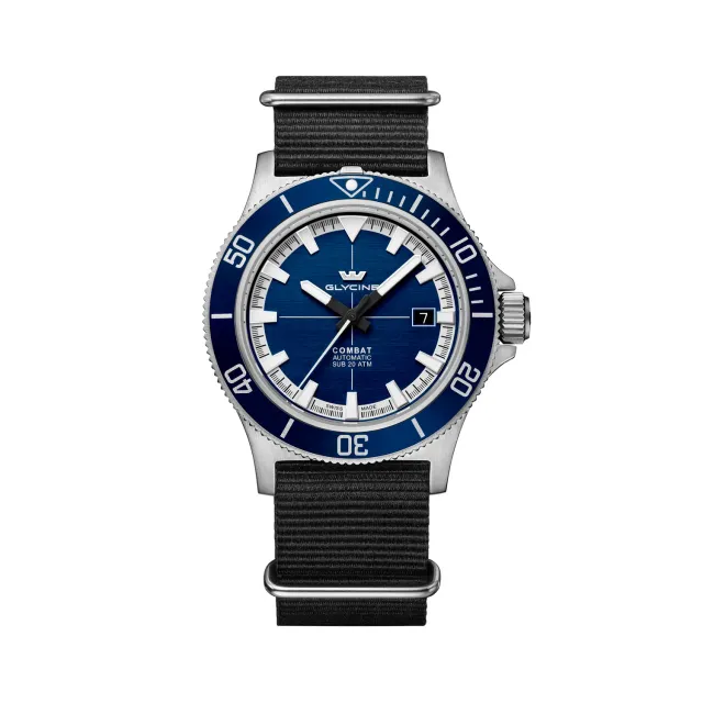 Glycine Combat Sub GL0528 Automatikuhr 42mm blau 200m