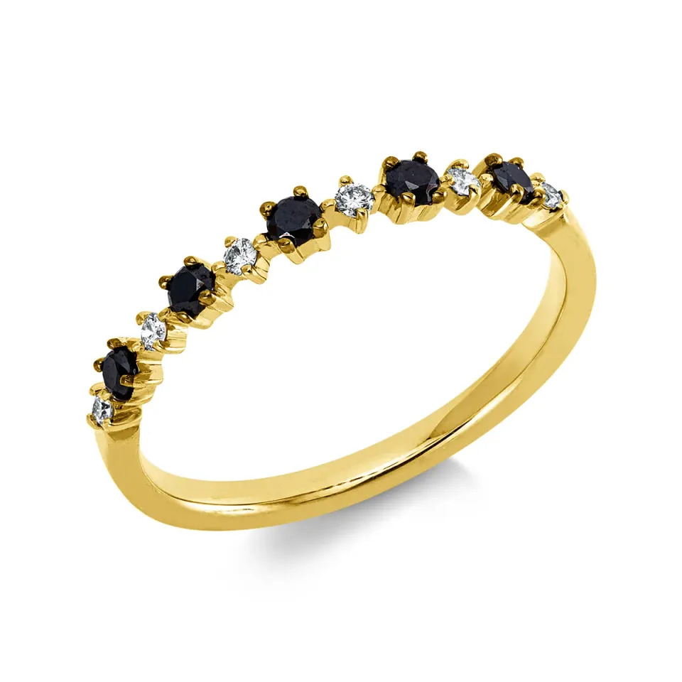 Hans Lorenz Farbiger Diamant Ring