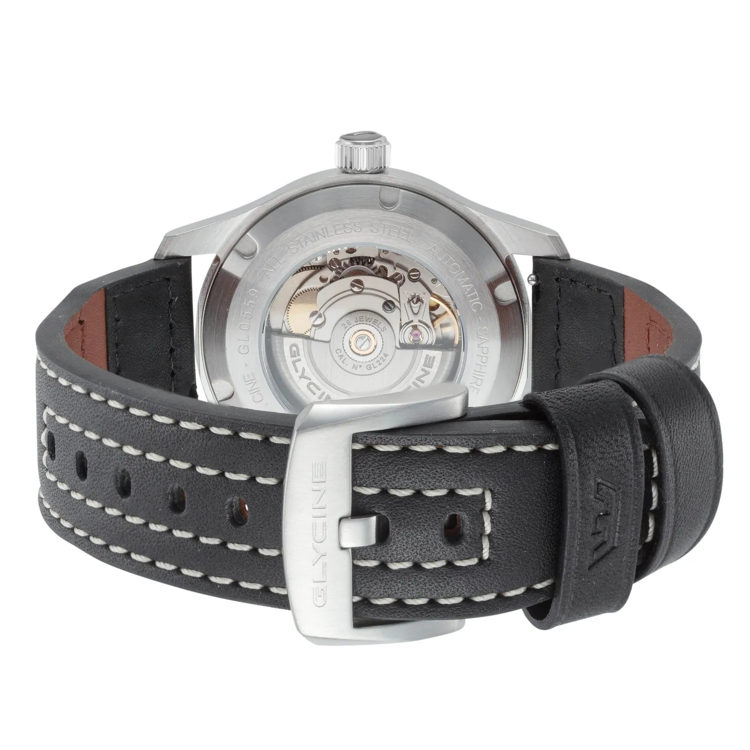 Glycine Combat Field GL0559 Automatikuhr 42 mm schwarz