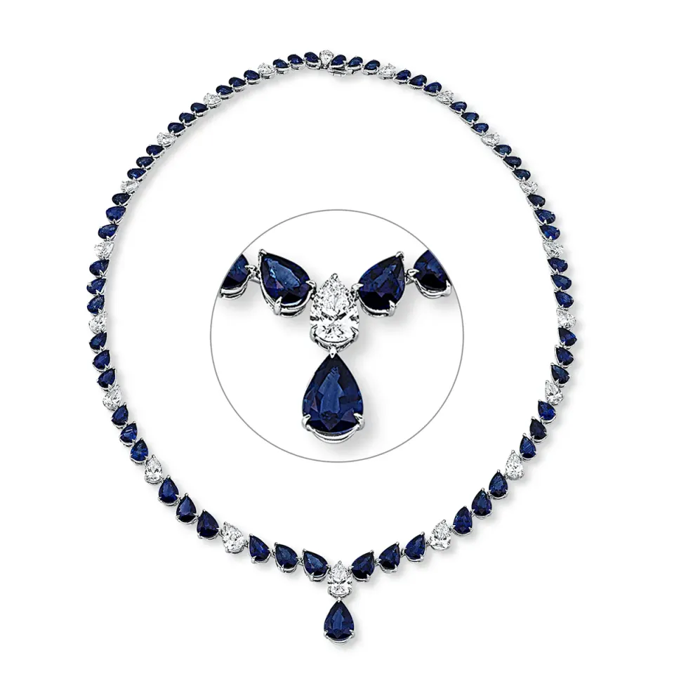 Hans Lorenz Collier Farbstein Classic Collier