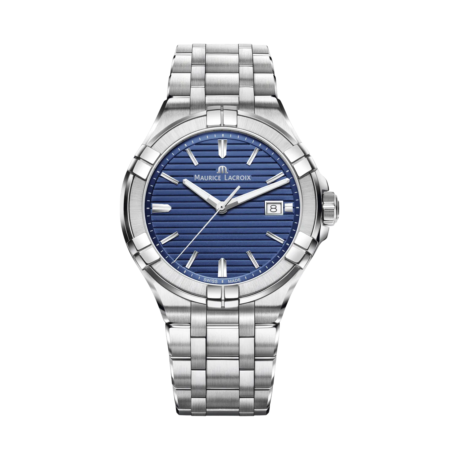 Hans Lorenz AIKON Date Armbanduhr Stahl