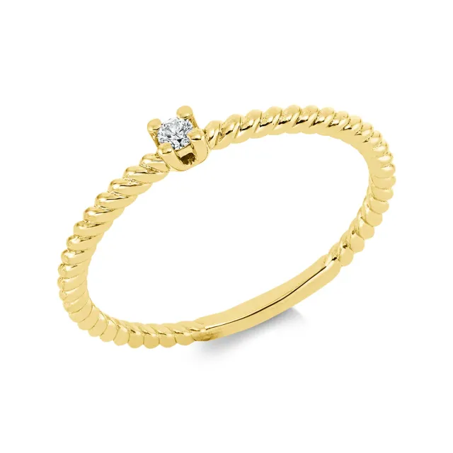 Hans Lorenz Solitaire Ring Brillant