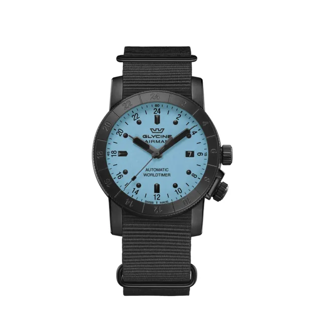 Glycine Airman Contemporary Purist GL0491 Automatikuhr 42mm blau