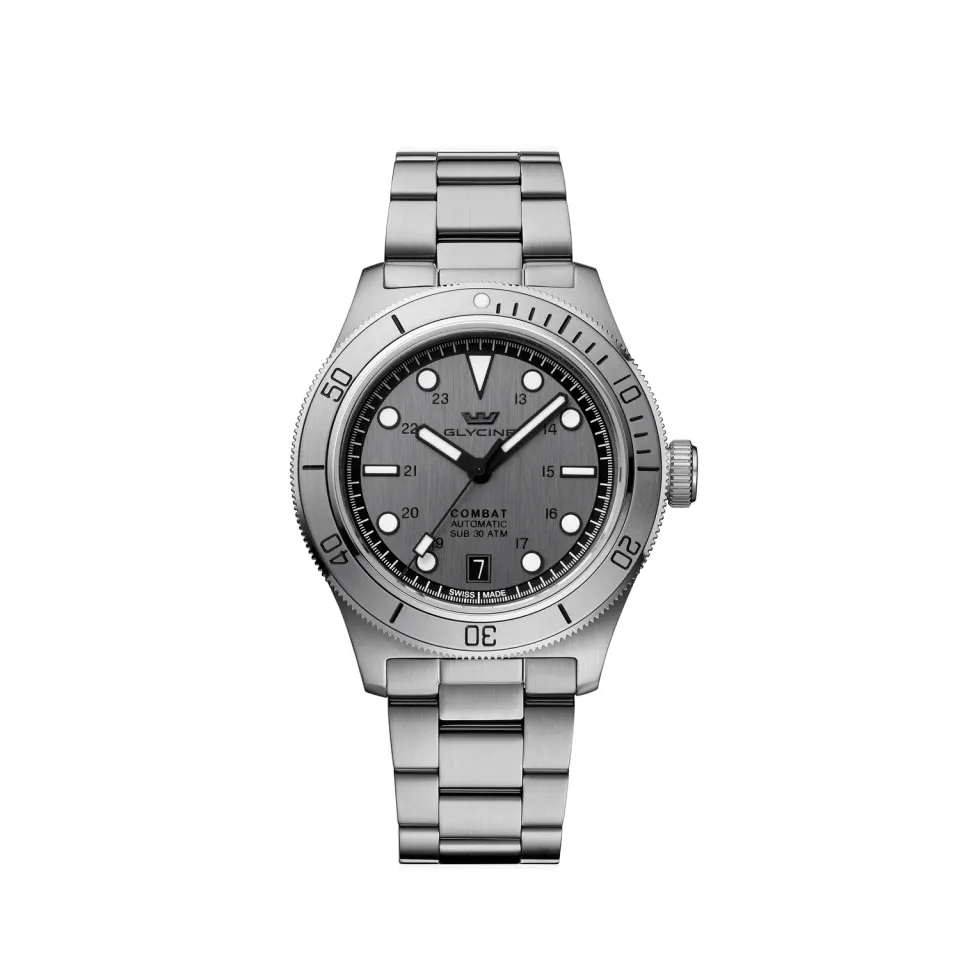 Glycine Combat Sub Sport GL0536 Automatikuhr 39mm Grau