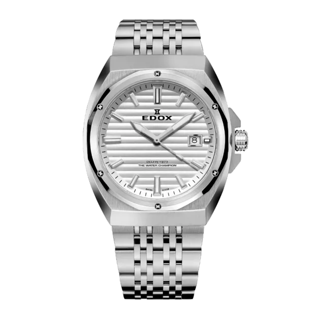 Edox Delfin 1973 Date Uhr