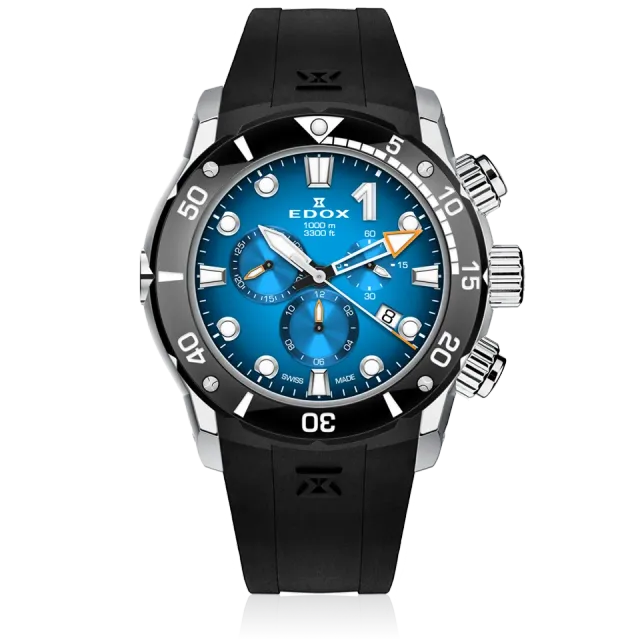 Edox Delfin The Original Chronograph Armbanduhr