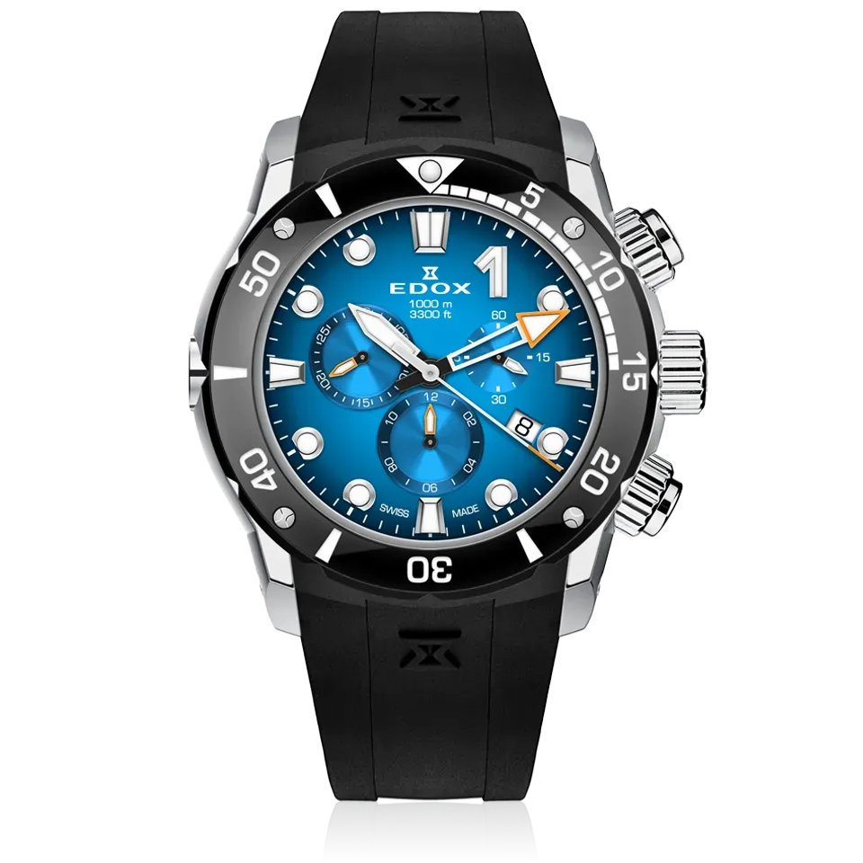 Edox Delfin The Original Chronograph Armbanduhr