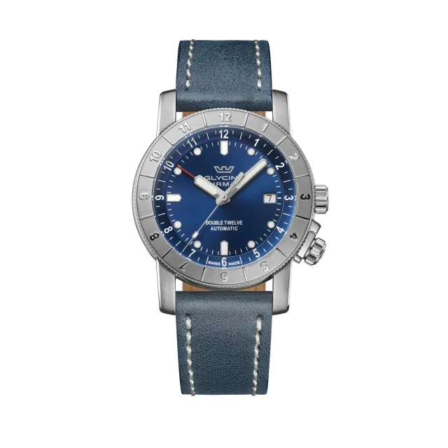 Glycine Airman Double Twelve GL0553 Herrenuhr 42mm Automatik