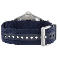Glycine Combat 6 Vintage GL0457 Herrenuhr 43mm blau Nylon