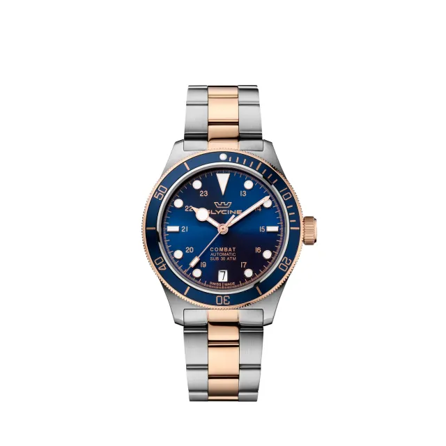 Glycine Combat Sub GL0340 Automatikuhr blau 36 mm