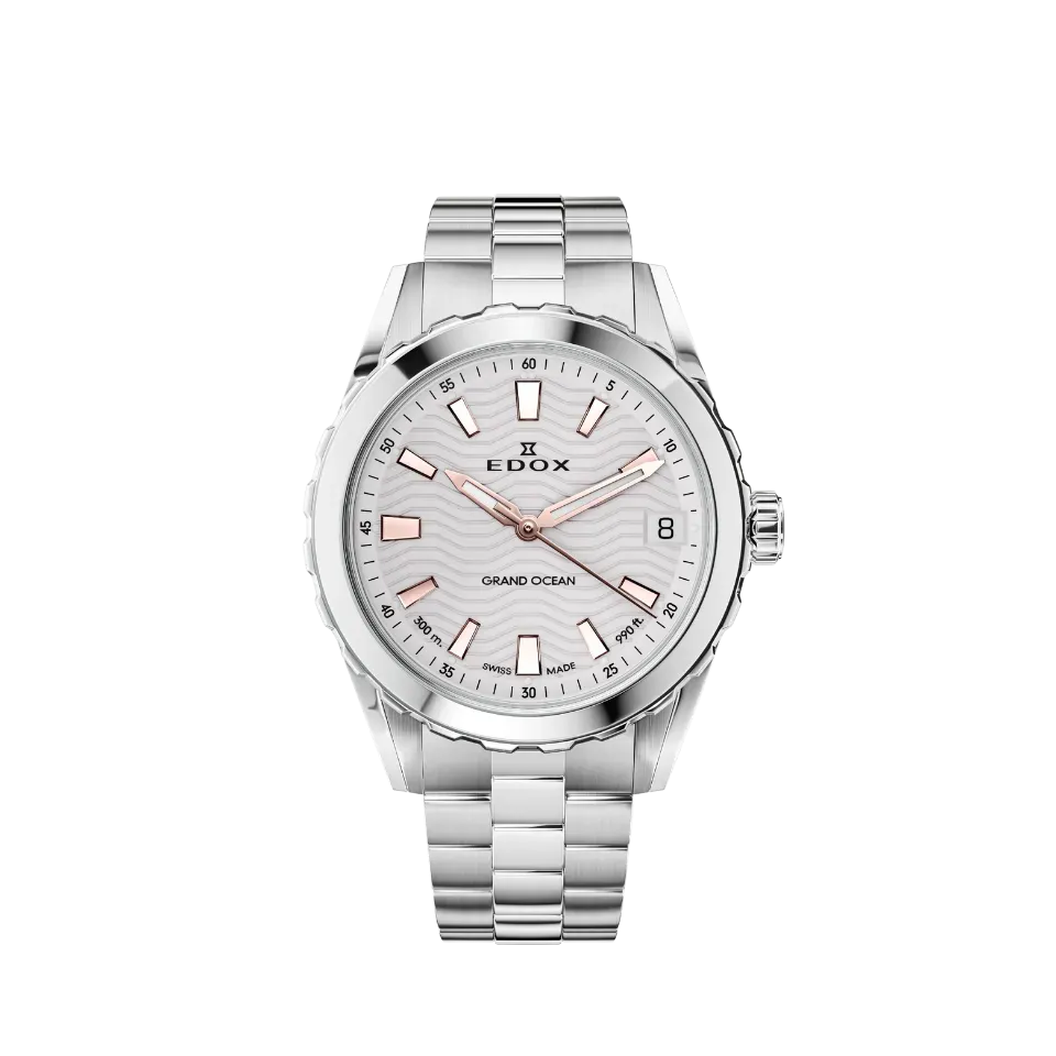Edox Delfin The Original Date Damenuhr